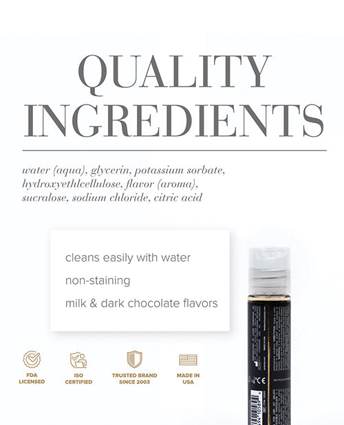 JO Gelato JO Gelato - Decadent Double Chocolate Lubricant 1 oz - Image 2