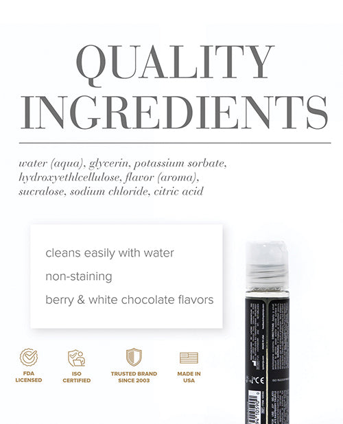 JO Gelato - White Chocolate Raspberry Lubricant 1 oz