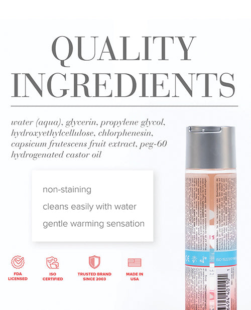 JO H2O JO H2O Anal - Warming Lubricant 4 oz - Image 2