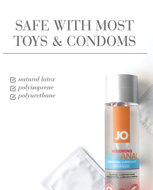 JO H2O JO H2O Anal - Warming Lubricant 4 oz - Image 3