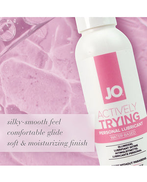 JO H2O JO Actively Trying (TTC) Paraben-Free - Original Lubricant 4 oz - Image 5