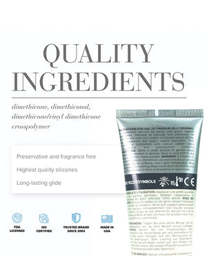 JO JO Premium Jelly - Original Lubricant 4 oz - Image 3