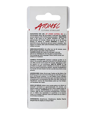 JO H2O JO Atomic Clitoral Gel - Warming Stimulant 0.34 oz - Image 3