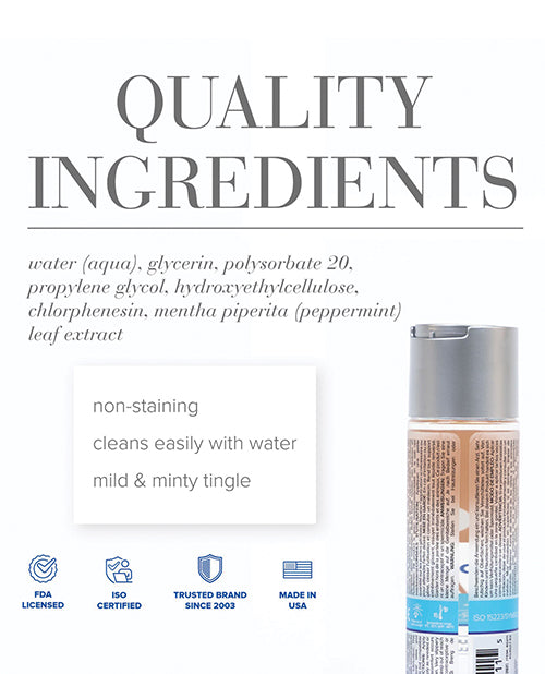 JO H2O JO H2O Anal - Cooling Lubricant 4 oz - Image 2