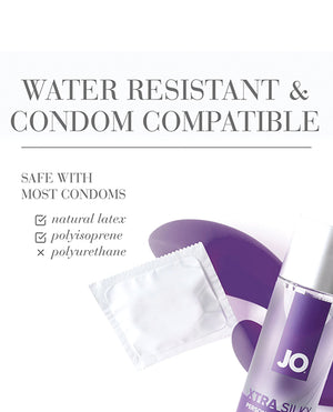 JO Xtra Silky Thin Silicone - Original Lubricant 4 oz - Image 3