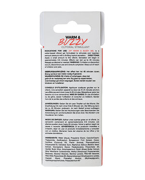JO Warm & Buzzy - Original Stimulant 0.34 oz - Image 3