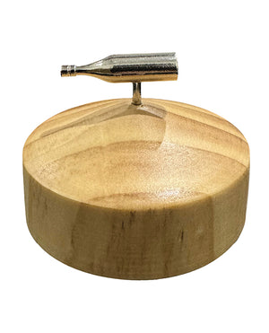 Kheper Spin The Bottle - Silver/Wood - Image 2