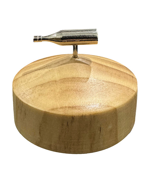 Kheper Spin The Bottle - Silver/Wood - Image 2