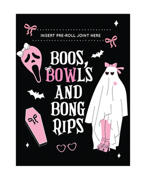 Kush Kards Halloween Boo's Greeting Card w/Matchbook