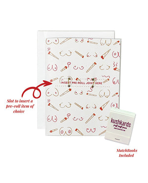 Kush Kards Doobies Boobies Greeting Card w/Matchbook - Image 2