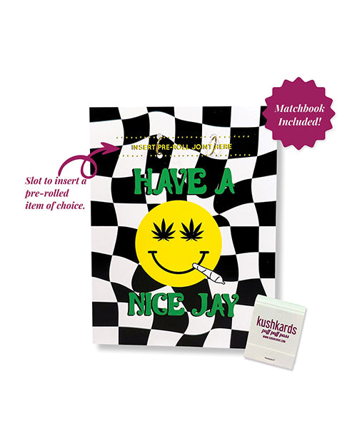 Kush Kards Have A Nice Jay Greeting Card w/Matchbook - Image 2