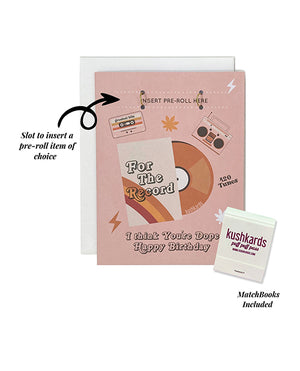 Kush Kards For The Record Greeting Card w/Matchbook - Image 2