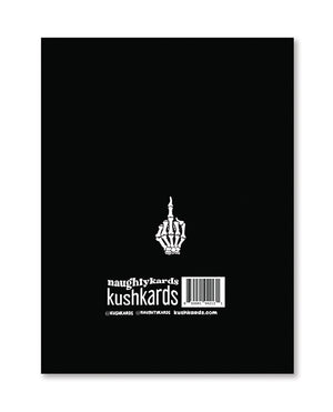 Kush Kards Halloween Rip Fucks Greeting Card w/Sticker - Image 3