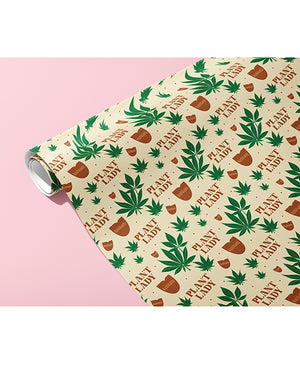 Kush Kards Plant Lady Naughty Wrapping Paper