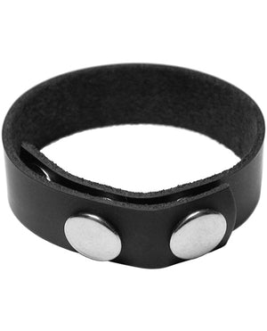 Kinklab KinkLab Leather 3 Snap Cock Ring - Image 2