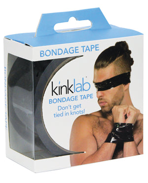 Kinklab KinkLab Bondage Tape - Black - Image 3