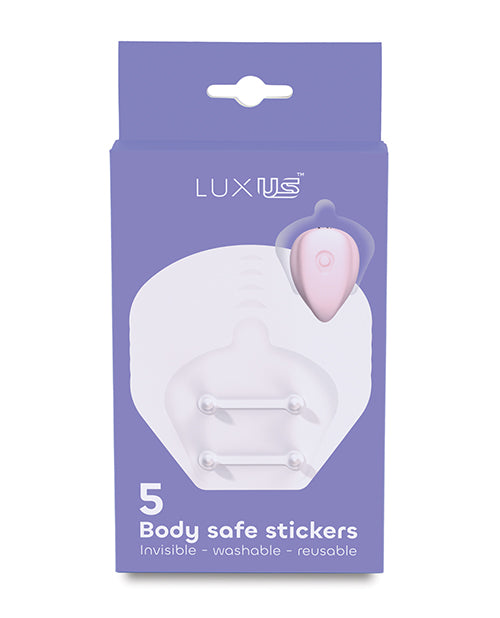 Luxus Kiiroo Luxus Luxher 5 Pieces Adhesive Stickers Accessory - Clear