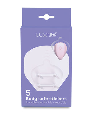 Luxus Kiiroo Luxus Luxher 5 Pieces Adhesive Stickers Accessory - Clear