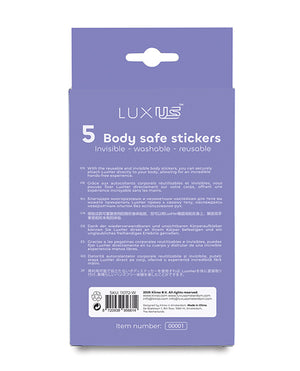 Luxus Kiiroo Luxus Luxher 5 Pieces Adhesive Stickers Accessory - Clear - Image 3