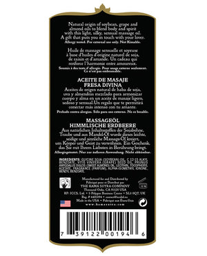 Kama Sutra Kama Sutra Naturals Massage Oil - Strawberry - Image 2