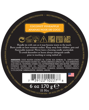 Kama Sutra Kama Sutra Ignite Massage Soy Candle - Coconut Pineapple - Image 2