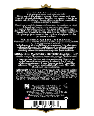 Kama Sutra Kama Sutra Aromatics Massage Oil - 2 oz Serenity - Image 2