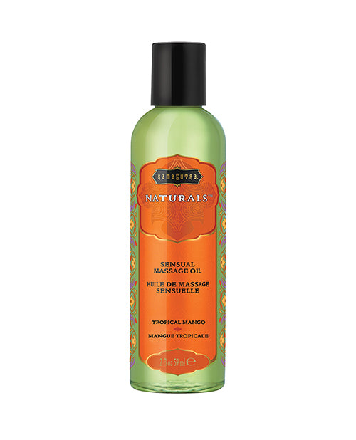 Kama Sutra Kama Sutra Naturals Massage Oil - 2 oz Tropical Mango - Image 2