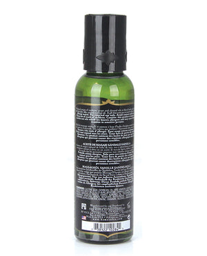 Kama Sutra Kama Sutra Naturals Massage Oil - 2 oz Vanilla Sandalwood - Image 2