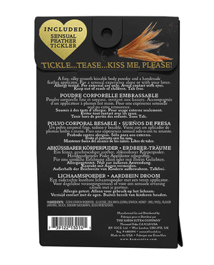 Kama Sutra Honey Dust - 1 oz Raspberry Kiss (3)