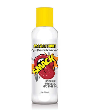 Smack Warming Massage Oil - 2 oz Passion Fruit
