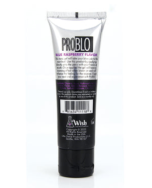 Pro Blo Pro Blo Oral Pleasure Gel - 1.5 oz Blue Raspberry - Image 2