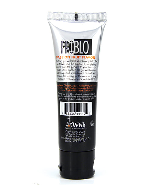 Pro Blo Pro Blo Oral Pleasure Gel - 1.5 oz Passion Fruit - Image 2