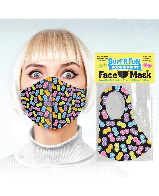 Little Genie Super Fun Boobie Print Mask