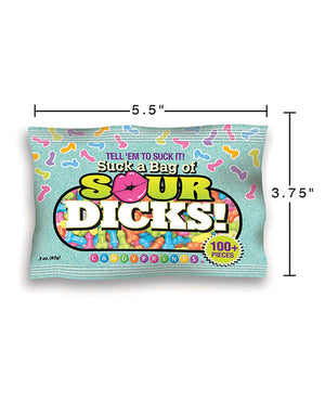 Candy Prints Suck a Bag of Sour Dicks - 100 pc Bag - Image 2