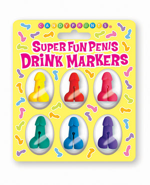 Candy Prints Super Fun Cocktail Markers - Set of 6 - Image 3