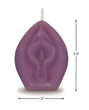 Little Genie Eden's Vagina Candle - Purple - Vanilla - Image 3