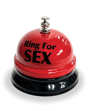 Candy Prints Ring the Bell for Sex Desk Bell - Red/Black - Image 2