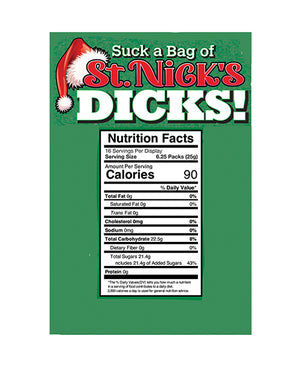 Candy Prints Suck a Bag of St. Nick's Dicks - 3 oz Bag - Image 2
