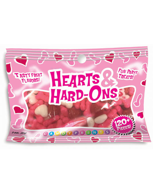 Candy Prints Hearts &amp; Hard Ons Mini Candy - Bag of 120