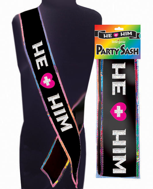 Little Genie He + Him Sash