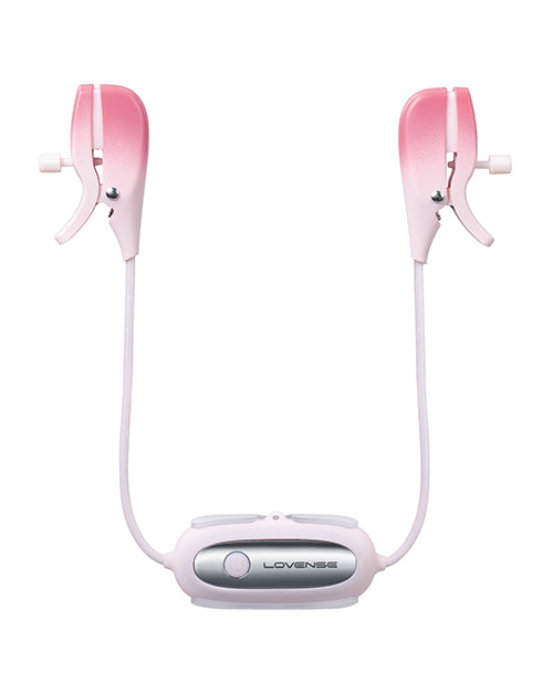 Lovense Lovense Gemini Vibrating Nipple Clamps - Pink - Image 2