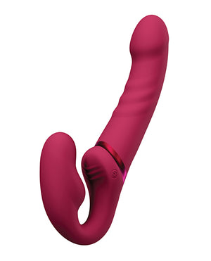 Lovense Lovense Lapis Vibrating Strapless Strap On - Pink - Image 3
