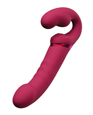 Lovense Lovense Lapis Vibrating Strapless Strap On - Pink - Image 4