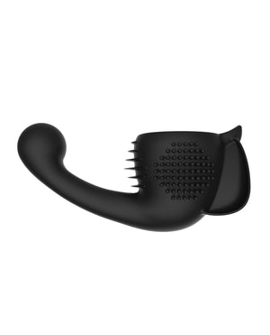 Lovense Lovense Domi Flexible Rechargeable Mini Wand Female Attachment - Black - Image 4