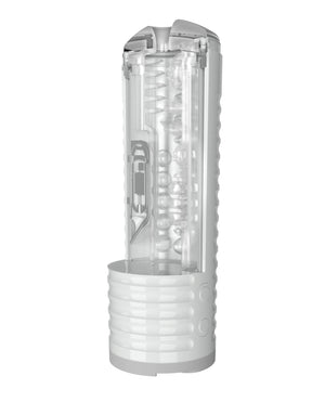 Lovense Lovense Max 2 Rechargeable Male Masturbator w/White Case - Clear Sleeve - Image 2