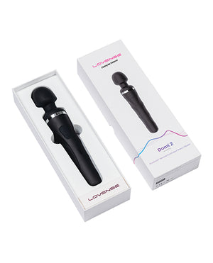 Lovense Lovense Domi 2 Flexible Rechargeable Mini Wand - Black - Image 3