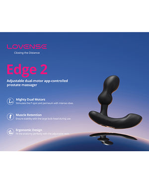 Lovense Lovense Edge 2 Flexible Prostate Massager - Black - Image 3