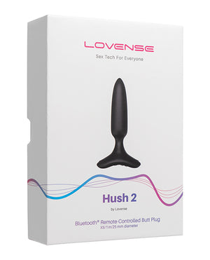 Lovense Lovense Hush 2 1" Butt Plug - Black