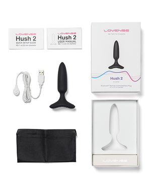 Lovense Lovense Hush 2 1" Butt Plug - Black - Image 5