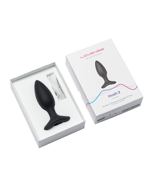 Lovense Lovense Hush 2 1.5" Butt Plug - Black - Image 2